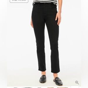 J crew essential straight Black Jeans women 31 Casual office Y2K vacation retro